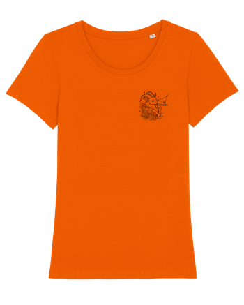 Zodiac elegant și minimalist - Zodia Capricorn Bright Orange