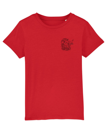 Zodiac elegant și minimalist - Zodia Capricorn Red