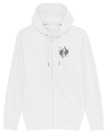Zodiac elegant și minimalist - Zodia Pești White