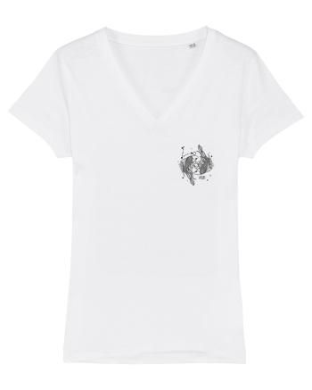 Zodiac elegant și minimalist - Zodia Pești White