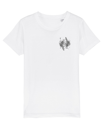 Zodiac elegant și minimalist - Zodia Pești White
