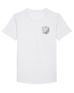 Zodiac elegant și minimalist - Zodia Rac Tricou mânecă scurtă guler larg Bărbat Skater
