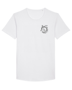 Zodiac elegant și minimalist - Zodia Săgetător Tricou mânecă scurtă guler larg Bărbat Skater