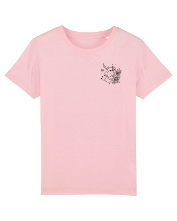 Zodiac elegant și minimalist - Zodia Taur Cotton Pink