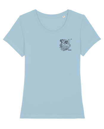 Zodiac elegant și minimalist - Zodia Vărsător Sky Blue