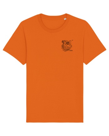 Zodiac elegant și minimalist - Zodia Vărsător Bright Orange