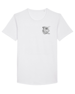 Zodiac elegant și minimalist - Zodia Vărsător Tricou mânecă scurtă guler larg Bărbat Skater