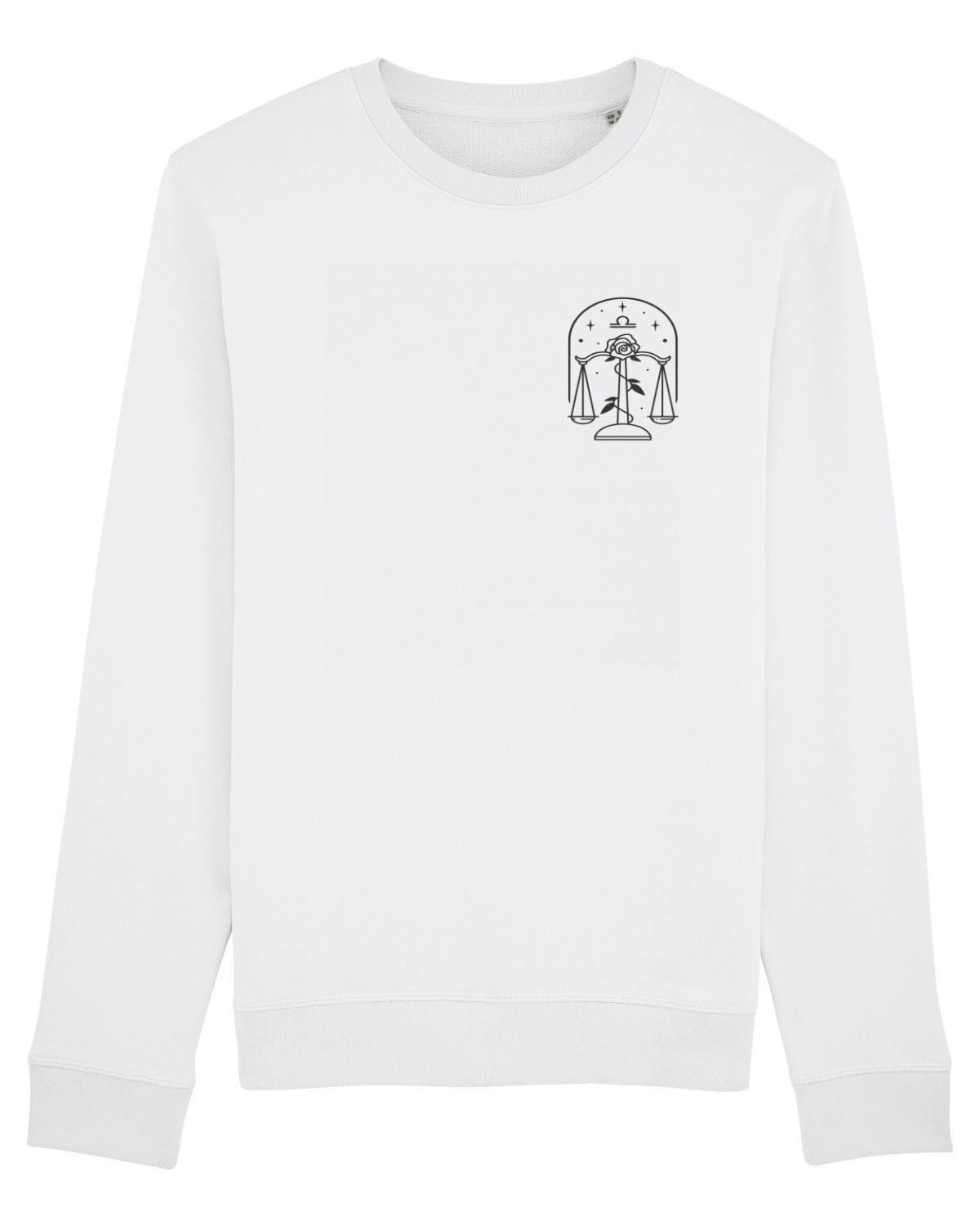 Bluză mânecă lungă Unisex Rise White