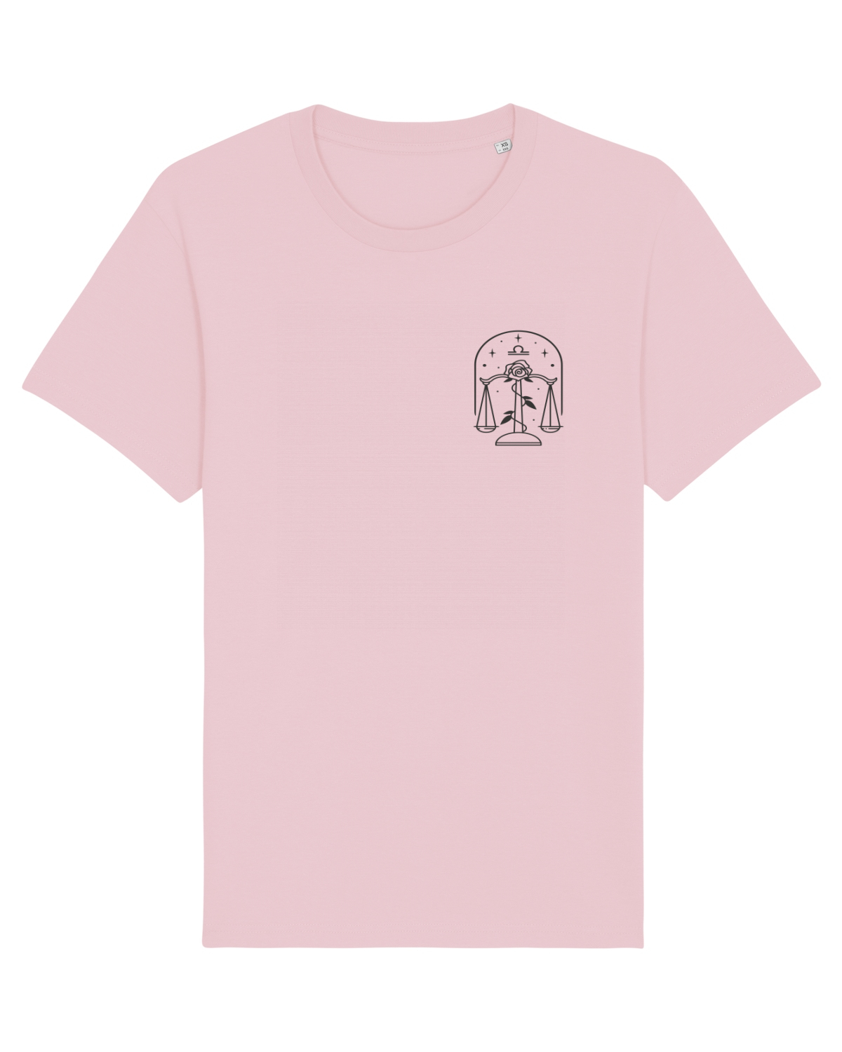 Tricou mânecă scurtă Unisex Rocker Cotton Pink