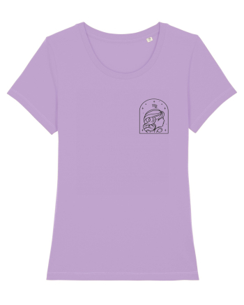 Zodiac minimalist geometric - Zodia Fecioară Lavender Dawn