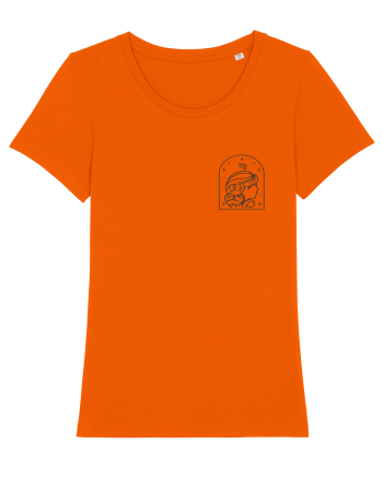 Zodiac minimalist geometric - Zodia Fecioară Bright Orange