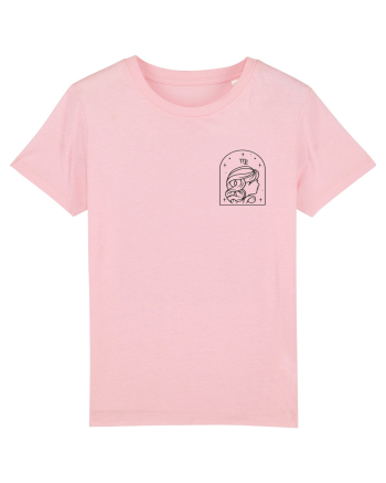 Zodiac minimalist geometric - Zodia Fecioară Cotton Pink