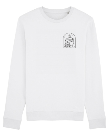 Zodiac minimalist geometric - Zodia Fecioară White