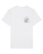 Zodiac minimalist geometric - Zodia Fecioară Tricou mânecă scurtă Unisex Rocker