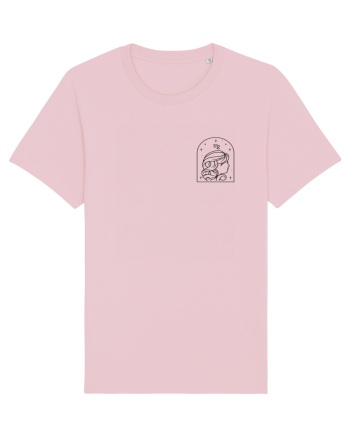Zodiac minimalist geometric - Zodia Fecioară Cotton Pink