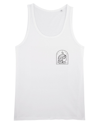 Zodiac minimalist geometric - Zodia Fecioară White