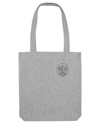Zodiac minimalist geometric - Zodia Gemeni Heather Grey