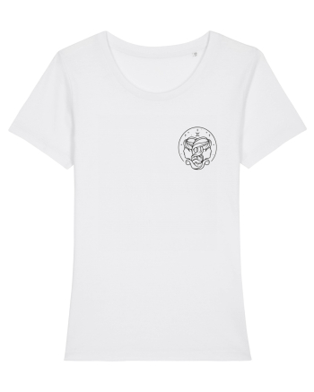 Zodiac minimalist geometric - Zodia Gemeni White