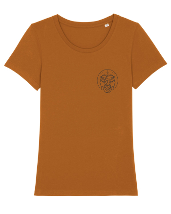 Zodiac minimalist geometric - Zodia Gemeni Roasted Orange