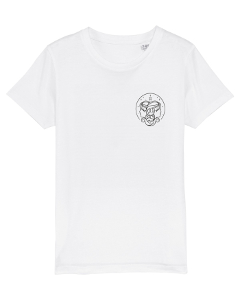 Zodiac minimalist geometric - Zodia Gemeni White