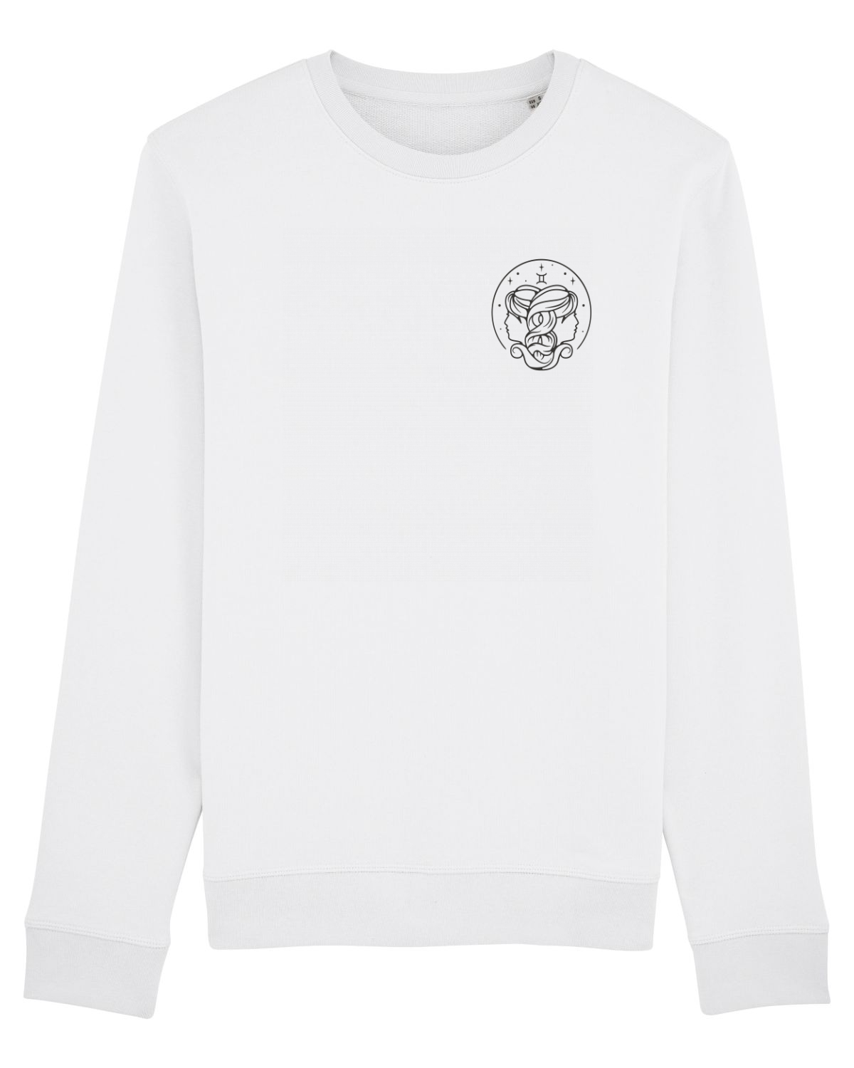 Bluză mânecă lungă Unisex Rise White