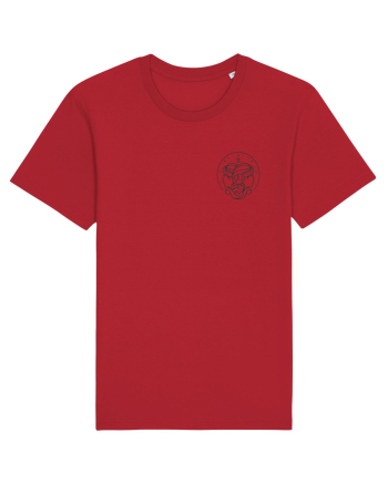 Zodiac minimalist geometric - Zodia Gemeni Red