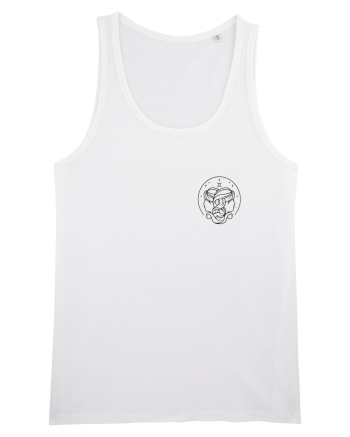 Zodiac minimalist geometric - Zodia Gemeni White