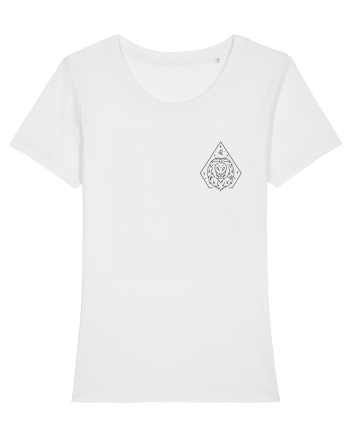 Zodiac minimalist geometric - Zodia Leu White