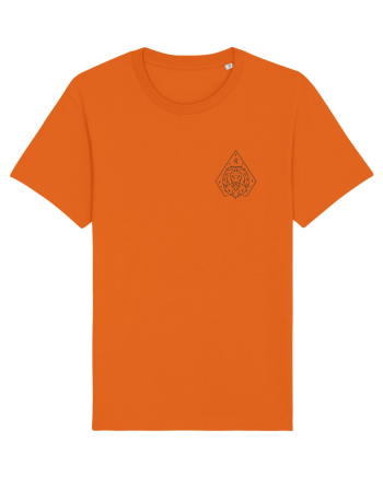 Zodiac minimalist geometric - Zodia Leu Bright Orange