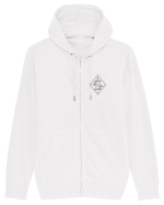 Zodiac minimalist geometric - Zodia Pești Hanorac cu fermoar Unisex Connector