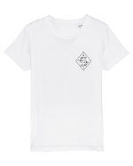 Zodiac minimalist geometric - Zodia Pești Tricou mânecă scurtă  Copii Mini Creator