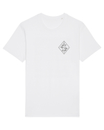 Zodiac minimalist geometric - Zodia Pești Tricou mânecă scurtă Unisex Rocker
