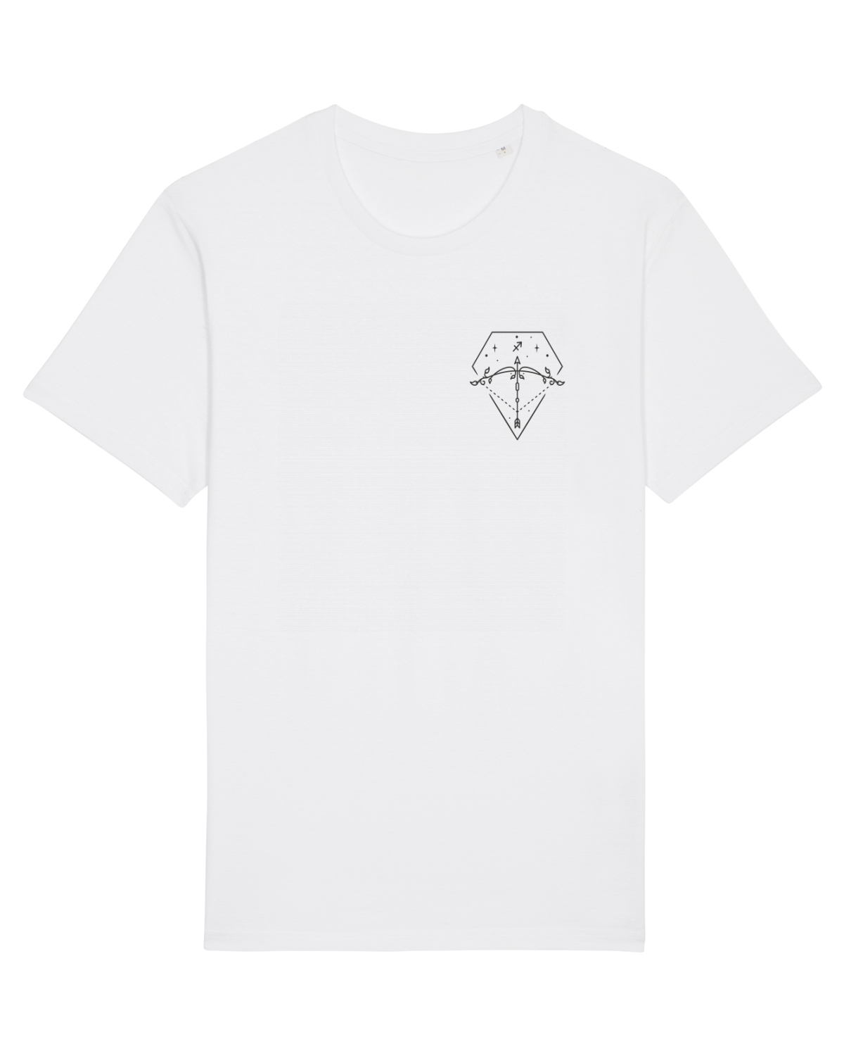 Tricou mânecă scurtă Unisex Rocker White
