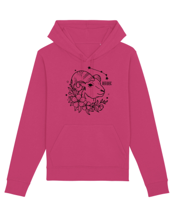 Zodiac Floral - Zodia Berbec Raspberry