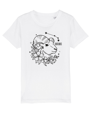 Zodiac Floral - Zodia Berbec White