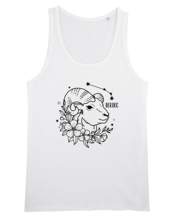 Zodiac Floral - Zodia Berbec White