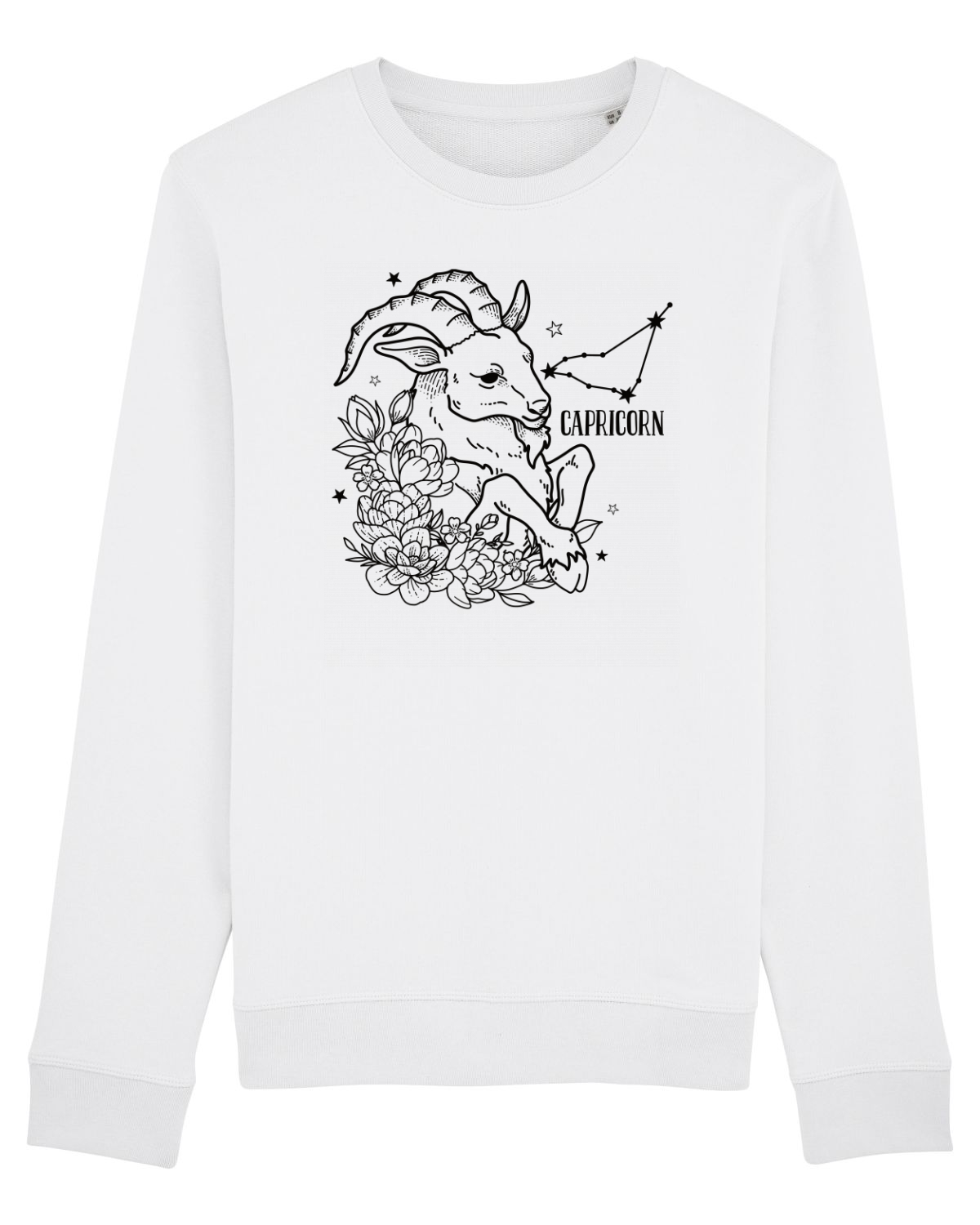 Bluză mânecă lungă Unisex Rise White