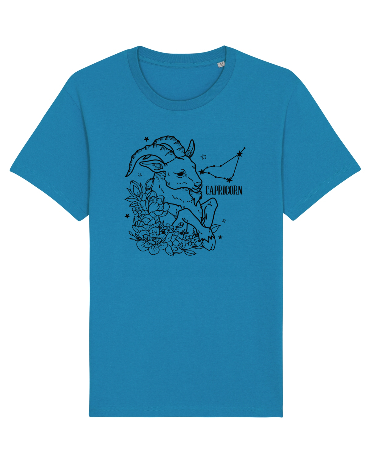 Tricou mânecă scurtă Unisex Rocker Azur
