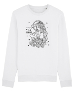 Zodiac Floral - Zodia Fecioară Bluză mânecă lungă Unisex Rise