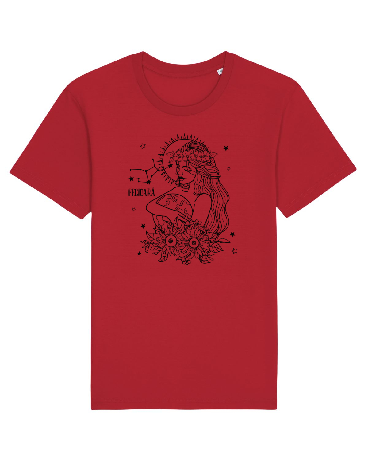 Tricou mânecă scurtă Unisex Rocker Red