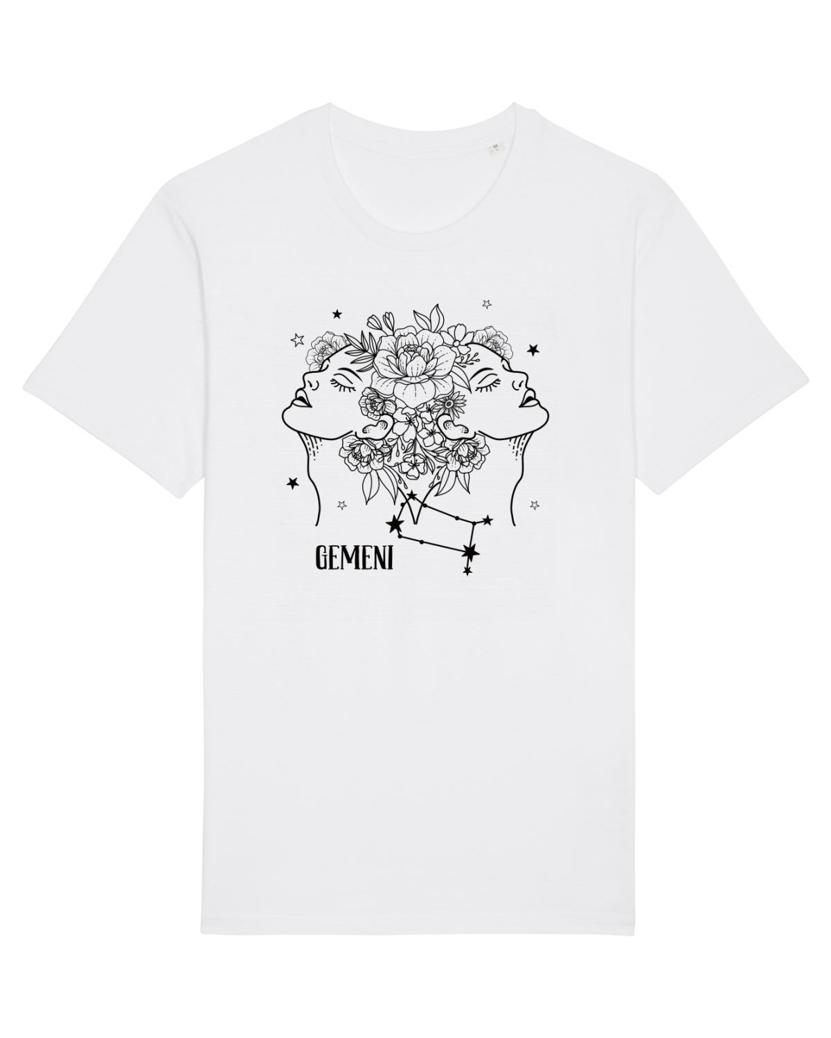Tricou mânecă scurtă Unisex Rocker White