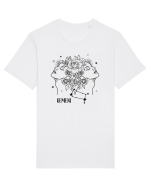 Zodiac Floral - Zodia Gemeni Tricou mânecă scurtă Unisex Rocker