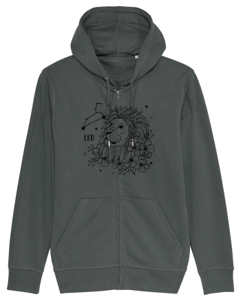 Zodiac Floral - Zodia Leu Anthracite