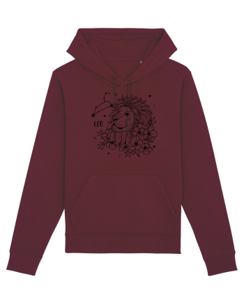Zodiac Floral - Zodia Leu Burgundy