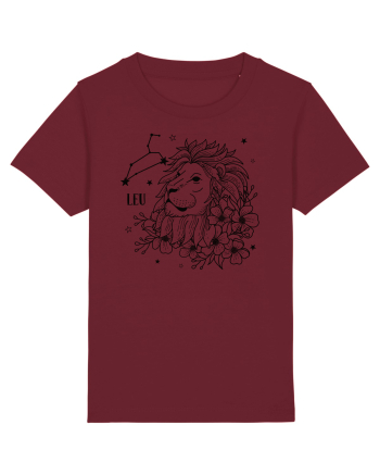Zodiac Floral - Zodia Leu Burgundy