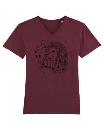 Zodiac Floral - Zodia Leu Burgundy