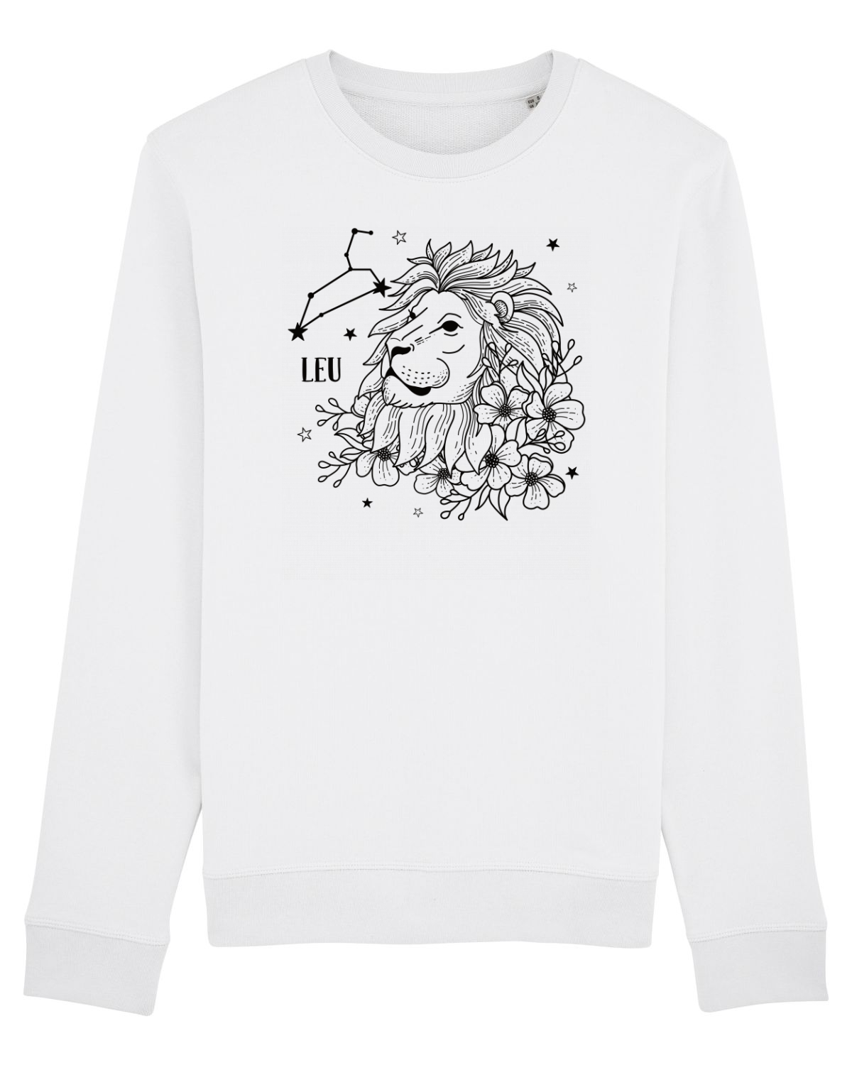 Bluză mânecă lungă Unisex Rise White