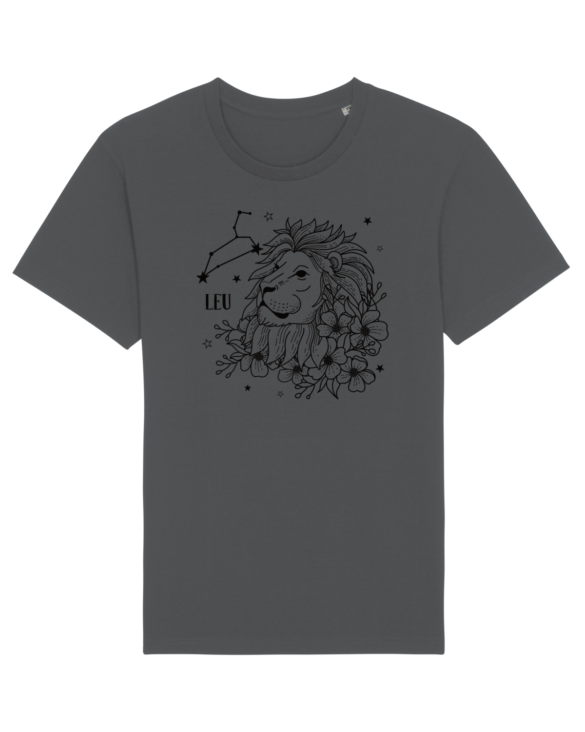 Tricou mânecă scurtă Unisex Rocker Anthracite