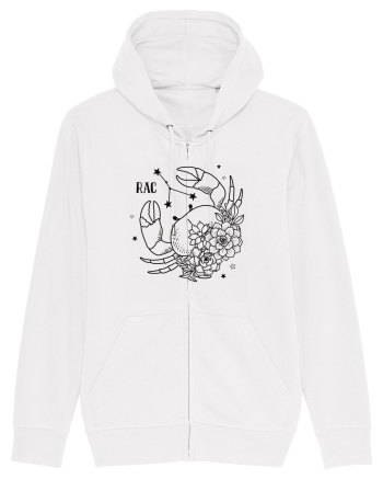 Zodiac Floral - Zodia Rac White