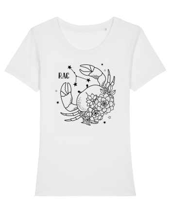 Zodiac Floral - Zodia Rac White